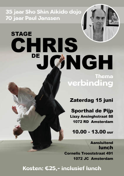 Aikido stage Chris de Jongh